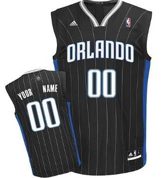Men & Youth Customized Orlando Magic Black Jersey